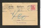 Nachlass Franz Steindachner, Postkarte von W. Homann & Co. an Franz Steindachner (08.05.1907), Inv.Nr. 193.12, Seite 1